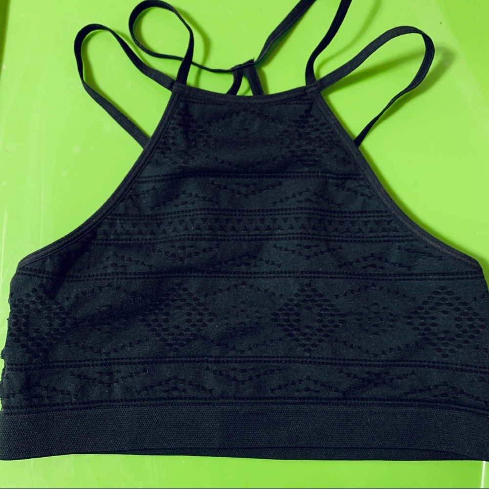 NWOT VS Victoria’s Secret XS Bralette Halter Black